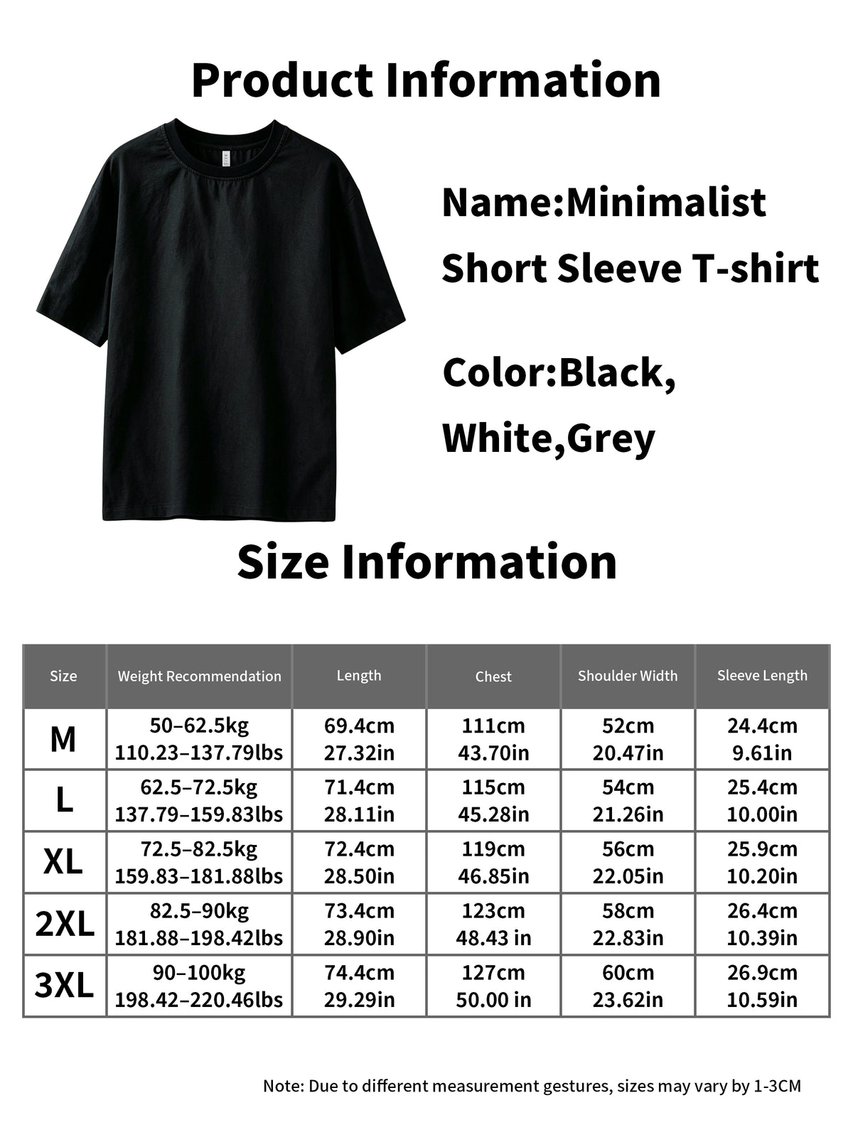Herren-T-Shirt aus 100 % Hanf mit kurzem Arm, lässiges Sommer-Shirt mit Rundhalsausschnitt und lockerer Passform